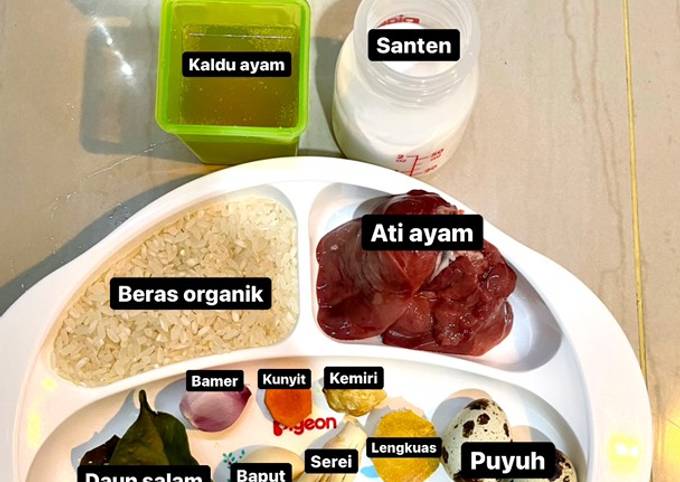 Mpasi 6bulan +~ BUBUR LODEH ATI ~