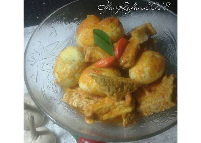 Ini dia! Resep termudah bikin Tempe, Tahu &amp; Telur Bumbu Bali yang sempurna