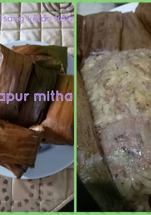 Foto resep Lepet pisang ketan kelapa
