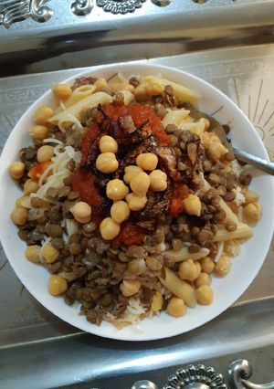 صورة لوصفة كشري مصري