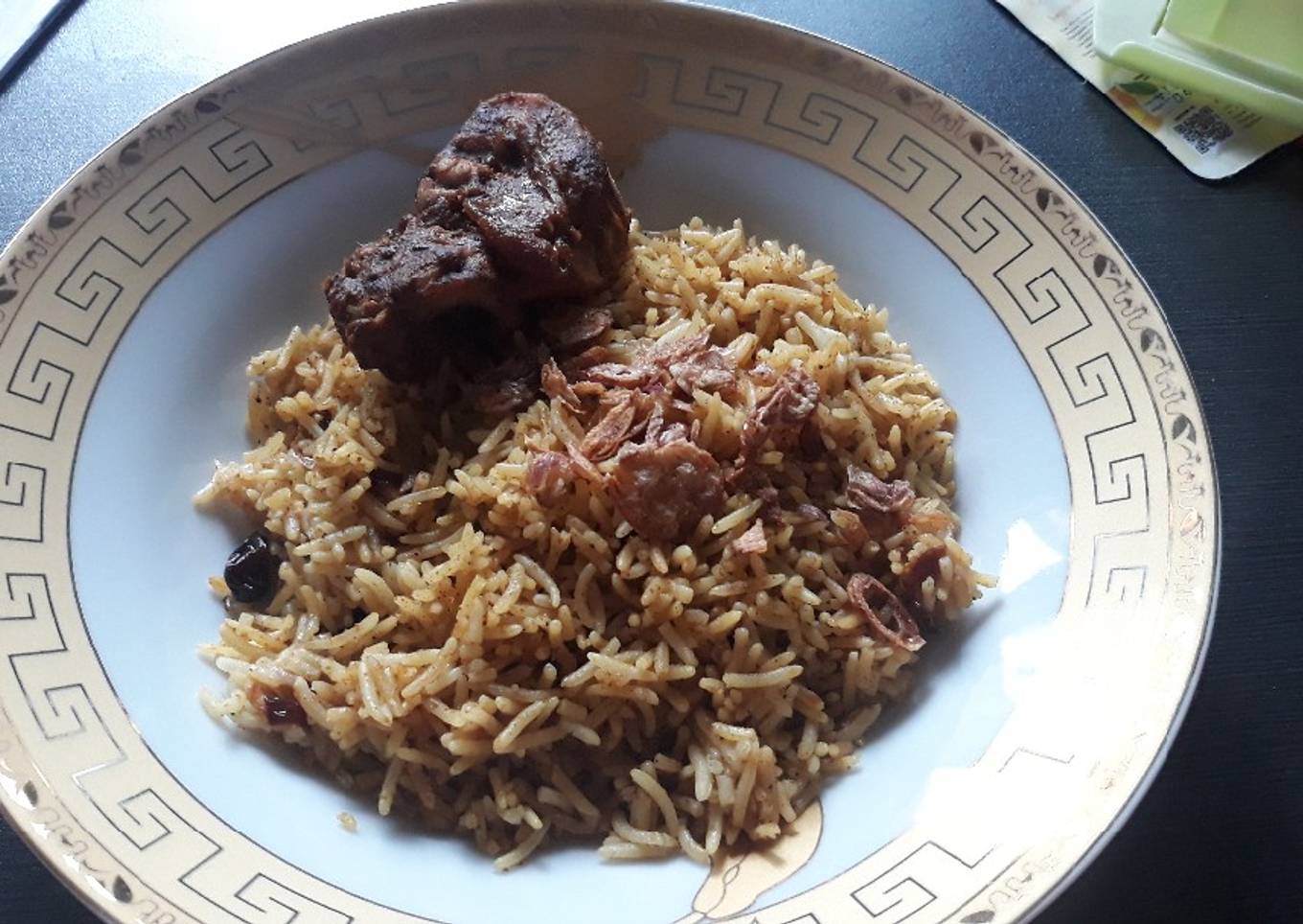 Nasi briyani simple