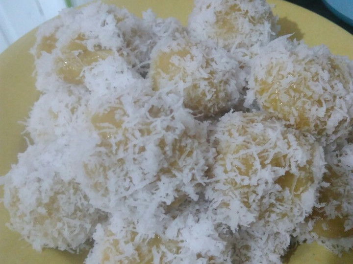 Cara Gampang Membuat Klepon ubi kuning, Menggugah Selera