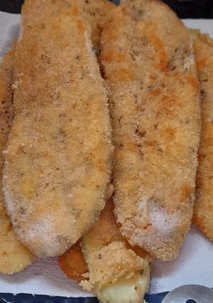 Una foto de Milanesas sabrosas de berenjenas