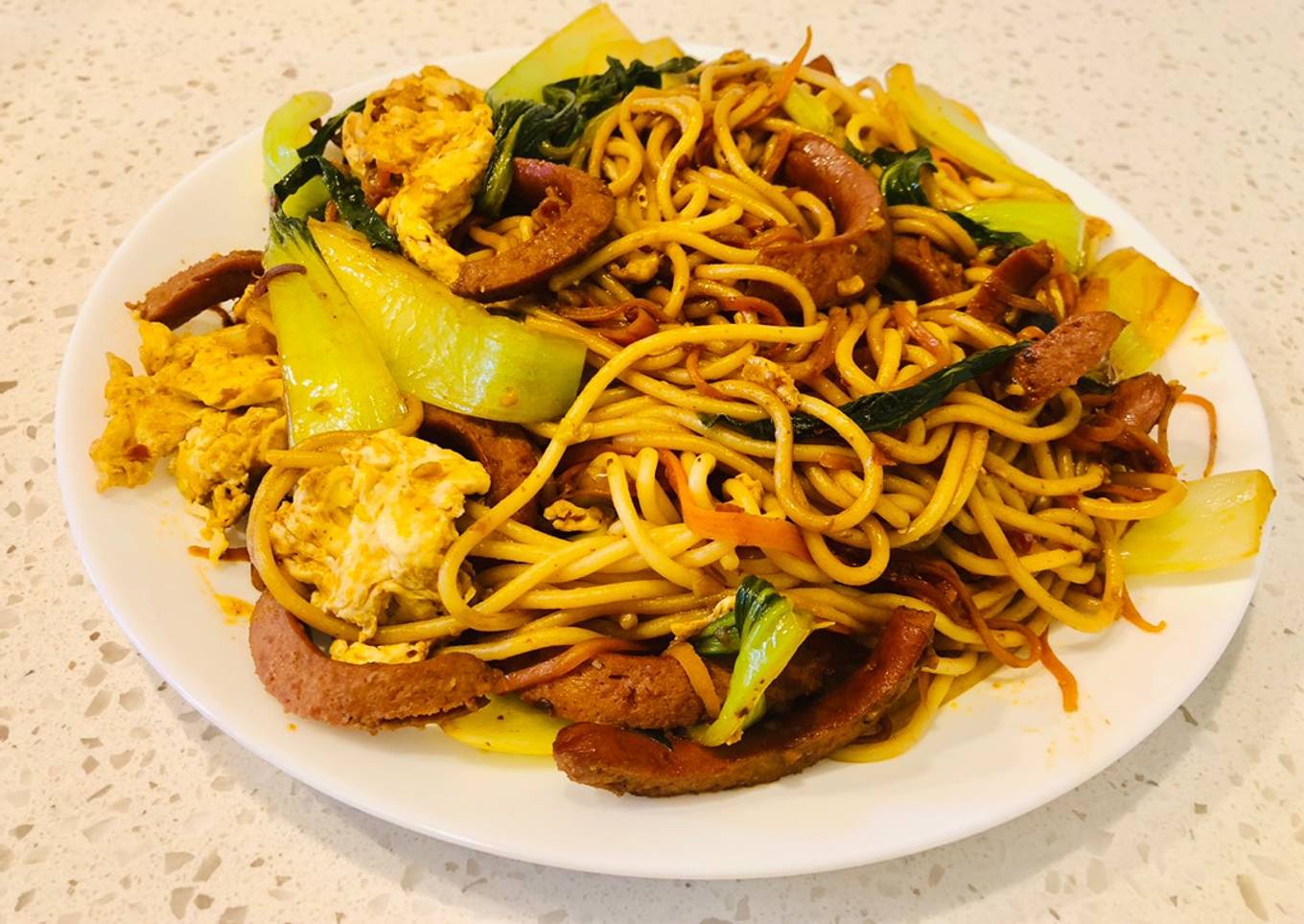 Sausage Stir Fry Noodles