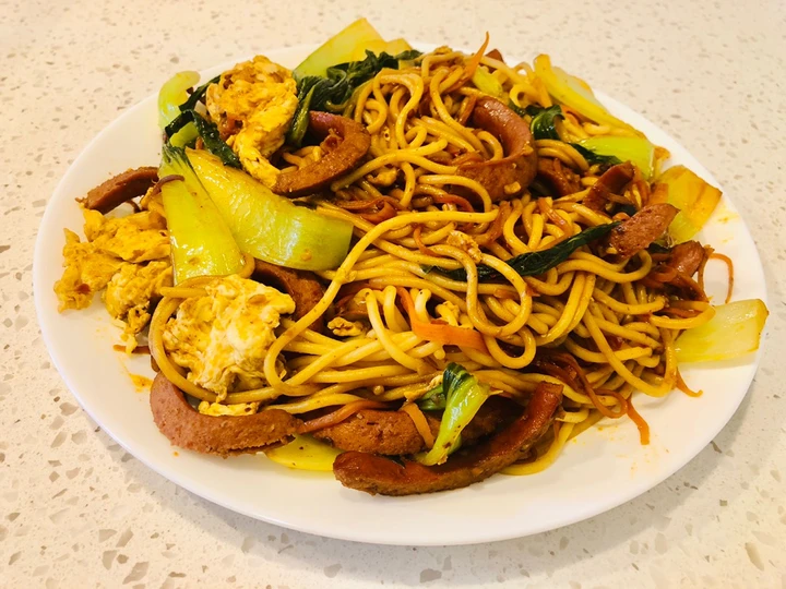 Easy Steps to Prepare Recipes Sausage Stir Fry Noodles the Delicious Delicious.