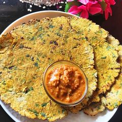 A picture of Barly methi roti.