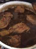 Pollo con cola de Res