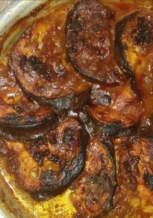 صورة لوصفة صينية باذنجان باللحمة 🍆😋