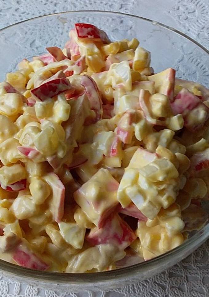 Салат з крабовими паличками