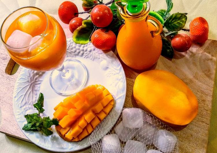 How to Prepare Super Quick Homemade Maaza Mango Juice