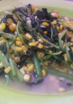 Foto resep Tumis bayam jagung