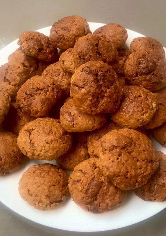 Una foto de Cookies de chocolate sin gluten y “sanas”