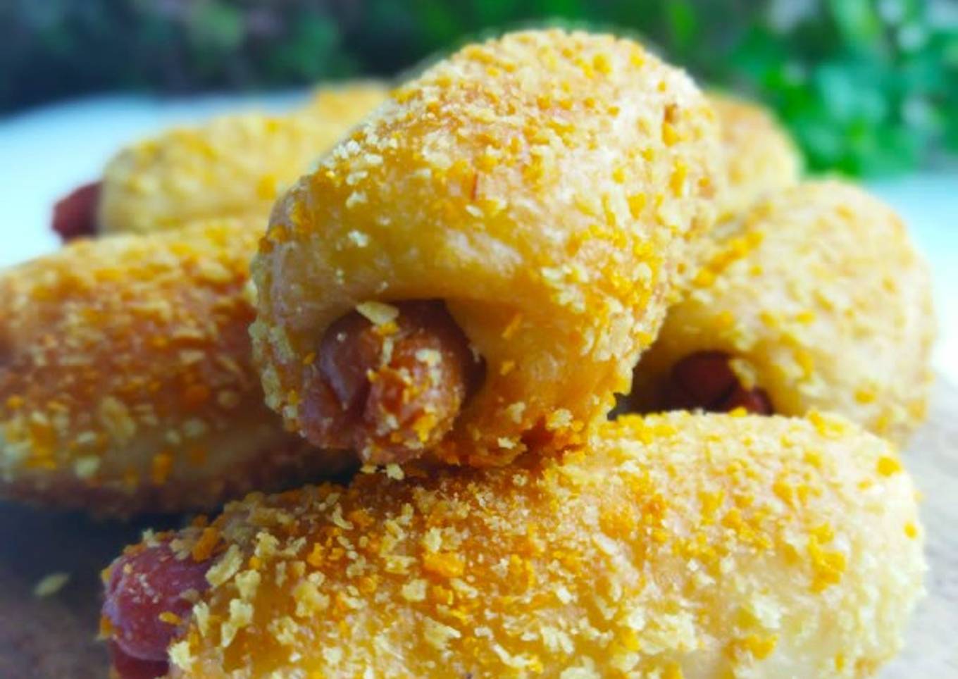 Roti goreng sosis