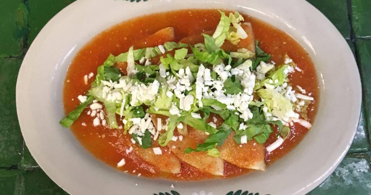 Enchiladas Ahogadas Receta de Mercedes Cossío Cookpad
