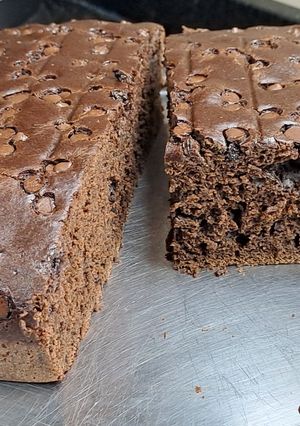 Una foto de Budín de cacao económico