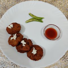 A picture of Vermicelli Cutlets or TIKKI.