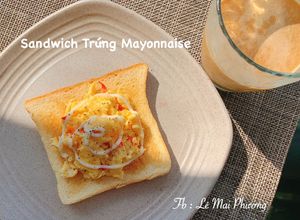 Hình của món Sandwich Trứng Mayonnaise - Bữa sáng đơn giản.