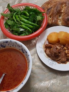 عکسی از دستور آب گوشت