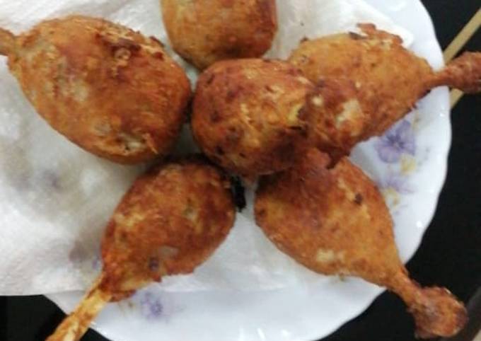 Recipe of Jamie Oliver Chicken cheesy drum sticks🍗🍗