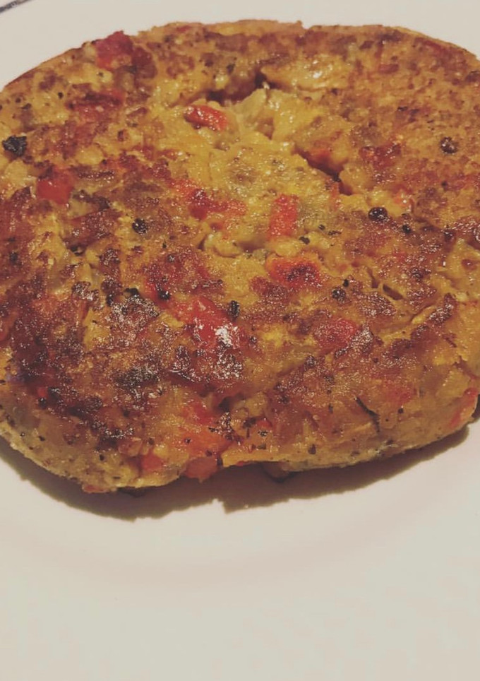 Una foto de Hamburguesa de berenjena
