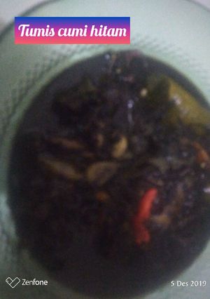 Foto resep Tumis cumi hitam