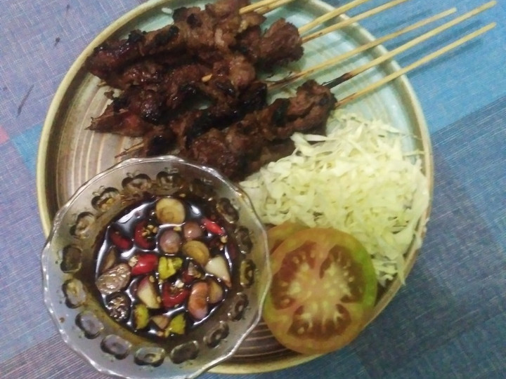 Wajib coba! Resep praktis bikin Sate daging sapi hidangan Idul Fitri dijamin sedap