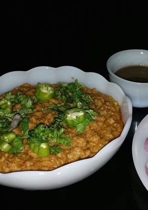 A picture of Fry seekh qeema fry.