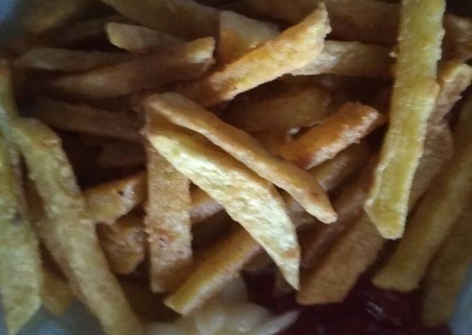 Anti Ribet, Buat Kentang goreng krispi Menu Enak