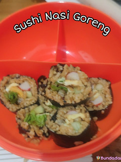 Foto resep Sushi Nasi Goreng (Bekal anak sekolah)
