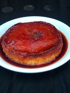 Cream caramel ainihin hoton girkin