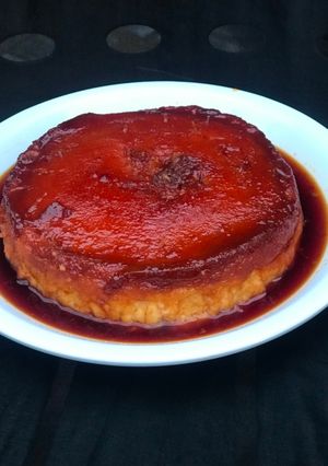 Cream caramel ainihin hoton girkin