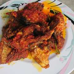 รูปของ Sambal patin goreng merah