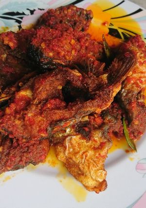 Foto resep Sambal patin goreng merah