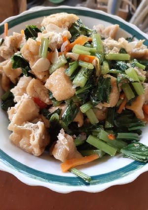 Foto resep Oseng sawi hijau