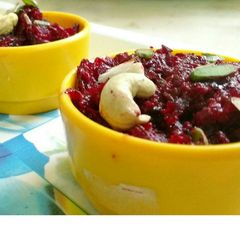 A picture of Beetroot Halwa.