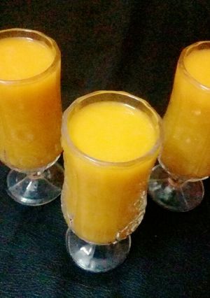 صورة لوصفة عصير القرع بالمانجو لذيذ