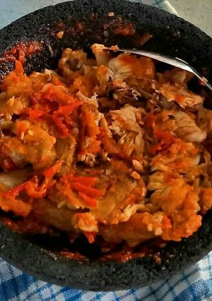 Foto resep Ayam geprek crispy sambel trasi bali