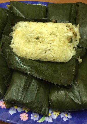 Hình của món Bánh sắn nhân thịt.