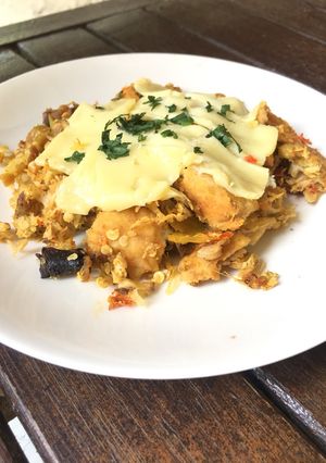 Foto resep Ayam geprek mozarella
