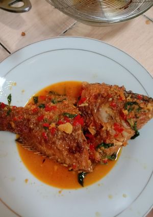 Foto resep Pesmol ikan nila merah