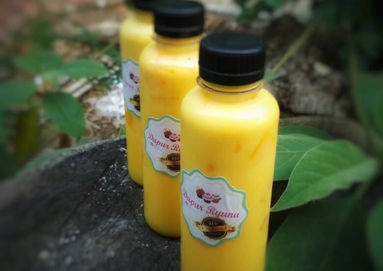 Resep: Mango Jelly Drink rumahan