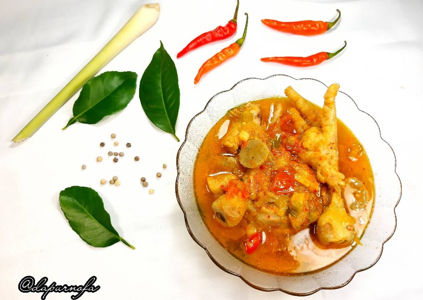 45. Ceker dan Leher Ayam Pedas