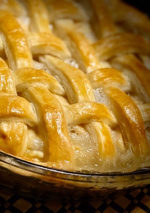 รูปของ โฮมเมดพายแอปเปิล (homemade Apple Pie from scratch)