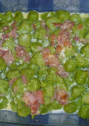 Una foto de Gnocchi bomba de espinaca