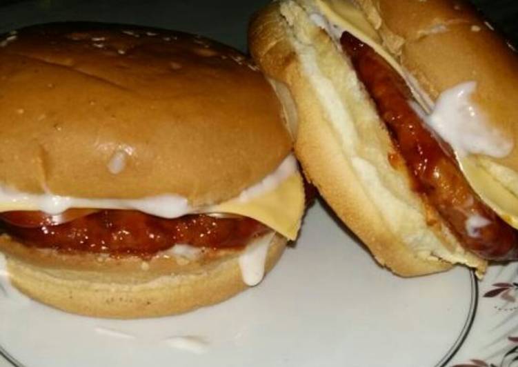 Recipe of Speedy Chicken Barbecue Burger