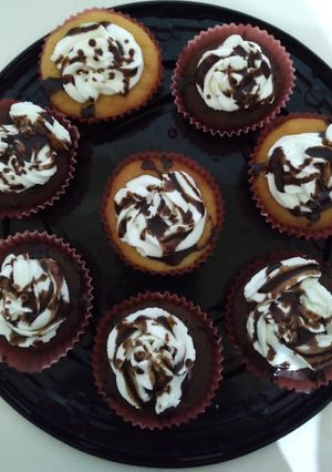 عکسی از دستور 🧁🧁کاپ کیک 🧁🧁
