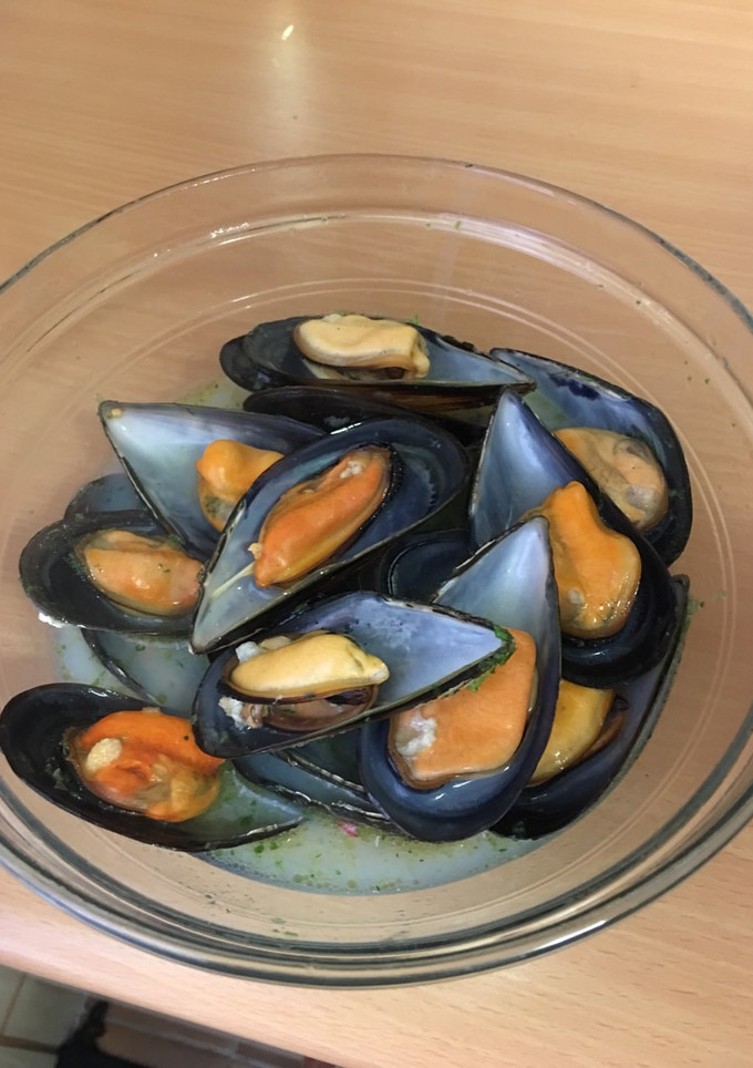 Una foto de Mejillones al Vapor