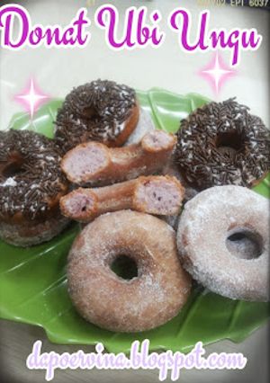 Foto resep Donat Ubi Ungu