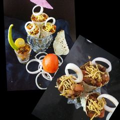 A picture of Sprouts Papad Cone Chat.