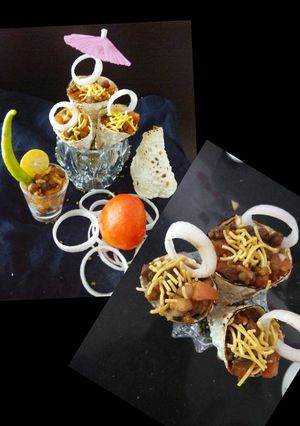 A picture of Sprouts Papad Cone Chat.